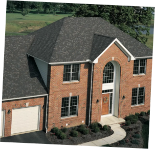 Combination of stone and siding exterior home.
